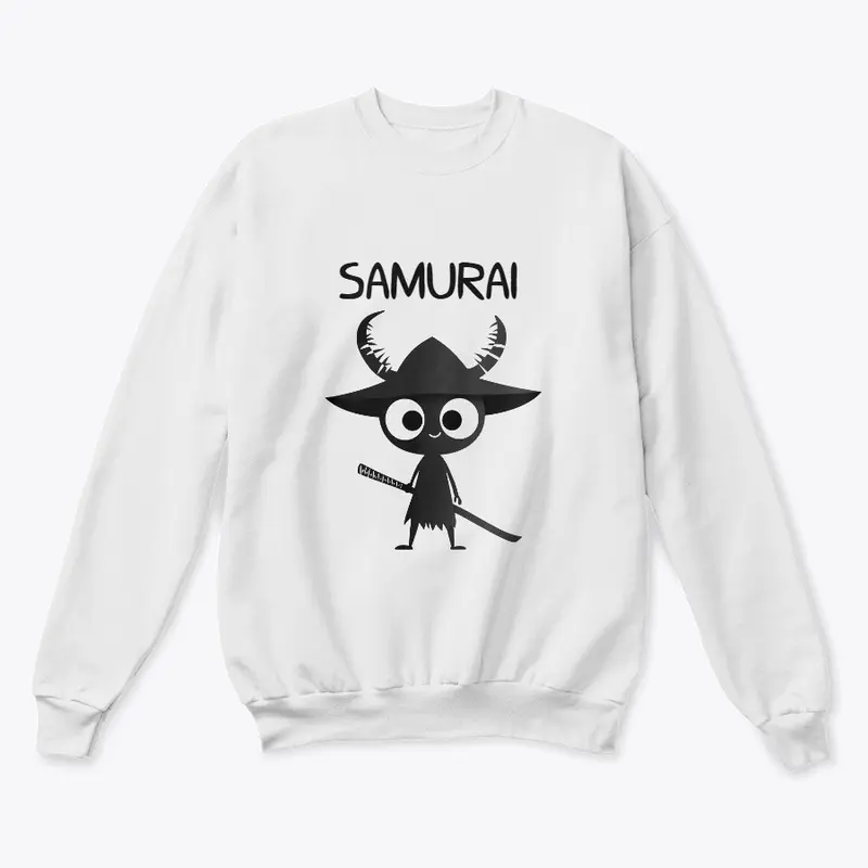 Cute Black Samurai Design