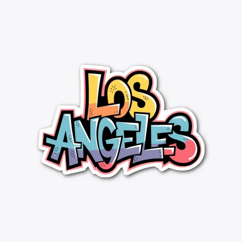 "Los Angeles" Text Design