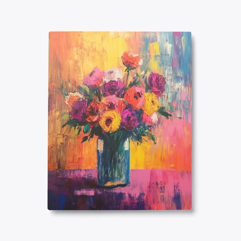 Abstract Painting - Flowers