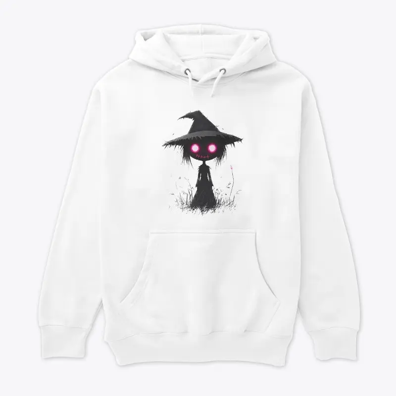 Cute and Creepy Black Witch Design