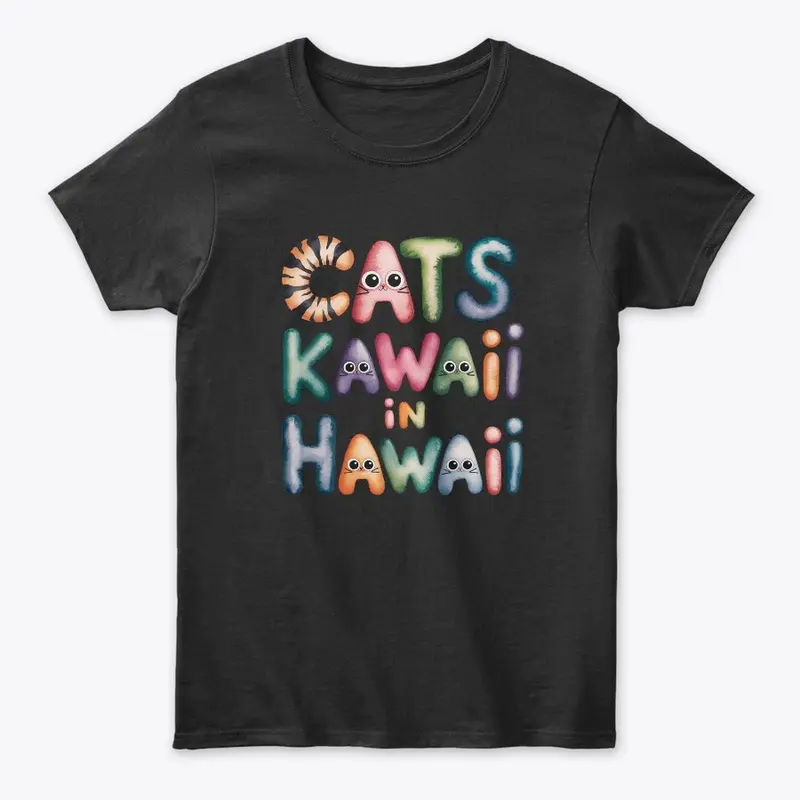 Cats Kawaii in Hawaii