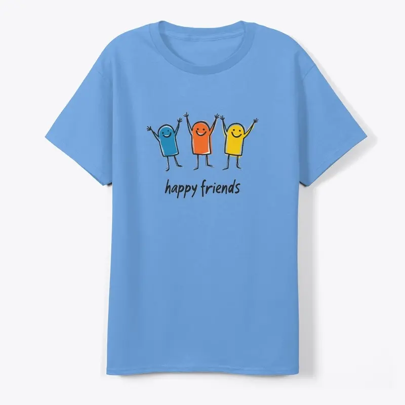 Happy Friends Funny Design