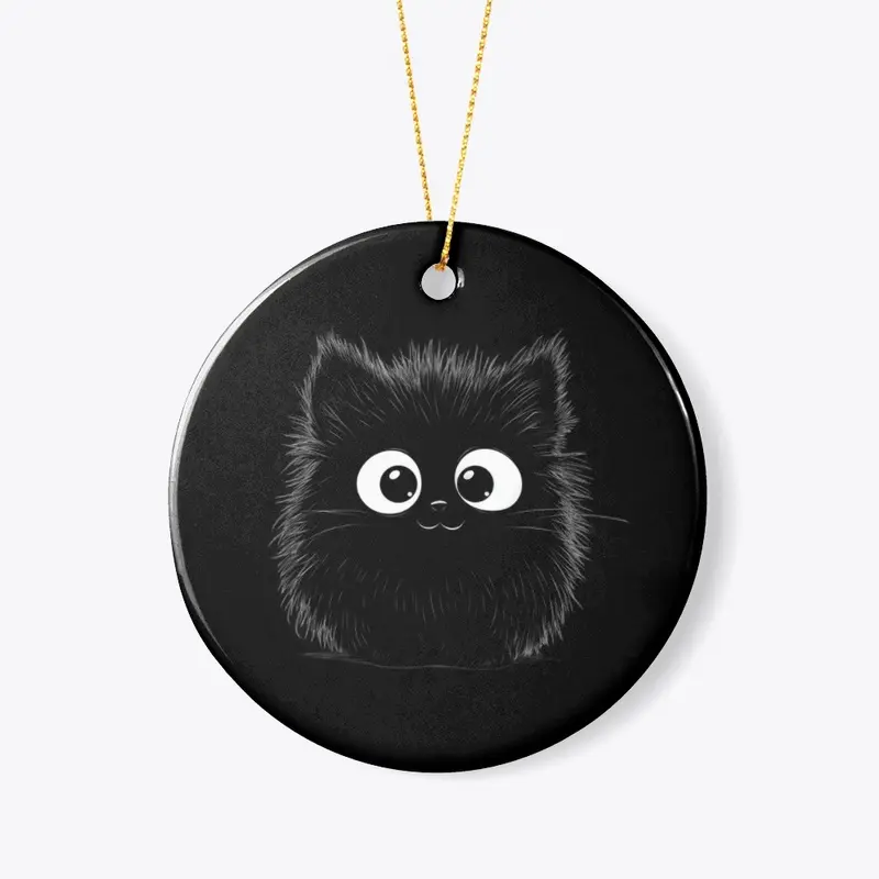 I am Cat / Cute Black Cat Design